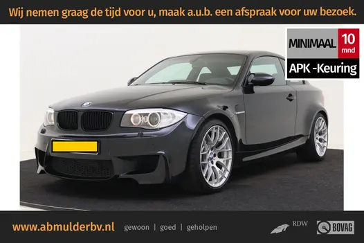 BMW 1-SERIE Coupe 3.0i 1M 340PK Uniek, verzamelaars object | 1e Eigenaar | Dealer onderhouden | | NL-Auto | BTW verrekenbaar | Elektrisch verwarmde voorstoelen | Metallic lak |