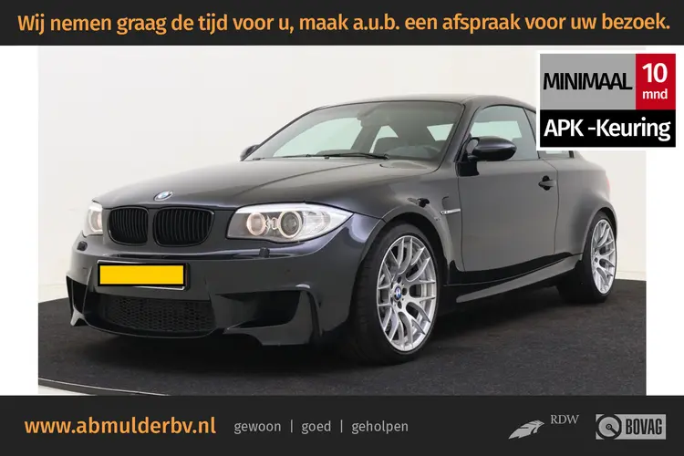 BMW 1 Serie Coupé 3.0i 1M 340PK Uniek, verzamelaars object | 1e Eigenaar | Dealer onderhouden | | NL-Auto | BTW verrekenbaar | Elektrisch verwarmde voorstoelen | Metallic lak |