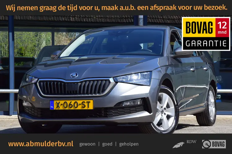 Skoda Scala 1.0 TSI 110PK Ambition | Org. NL | Fabrieksgarantie | Trekhaak | Virtual Cockpit | Parkeersensoren | Navigatie | Full LED | Apple Carplay/Android Auto | Cruise Control | Verkeersbordherkenning |