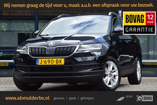 Skoda Karoq 1.5 TSI 150PK ACT Business Edition DSG Automaat | Org. NL | BOVAG Garantie | Lederen bekleding | Stoelverwarming | Stuurverwarming | Full LED koplampen |