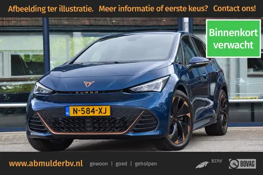 CUPRA Born Adrenaline One 62 kWh EV | Org. NL | BOVAG Garantie | SOH 91,72% | Apple Carplay/Android Auto | interieurklimaat vooraf instelbaar | Adaptive Cruise Control |