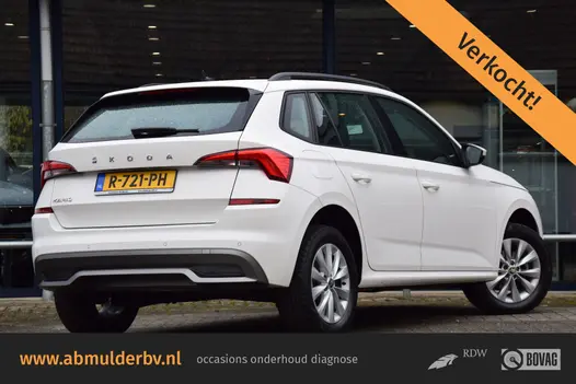 Skoda Kamiq 1.0 TSI Active | BOVAG Garantie | Stoelverwarming | Cruise Control | Airco | Apple Carplay/Android Auto | 16'' Velgen | PDC Achter | LED Verlichting |