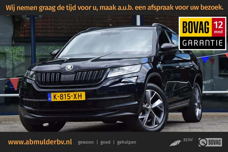 Skoda Kodiaq 1.5 TSI 150PK Sportline Business DSG Automaat | BOVAG Garantie | Org. NL | Trekhaak | Vitrueel Dashboard | Camera | Stoel&Stuur verwarming | Full LED | 19'' Velgen | afbeelding 1