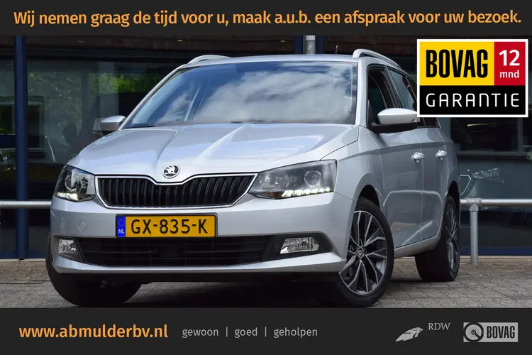 Skoda Fabia Combi 1.2 TSI Edition | Org. NL | BOVAG Garantie | 1e Eigenaar | Parkeersensoren Achter | 16'' Velgen | Stoelverwarming | Airco | Cruise Control | DAB Radio |