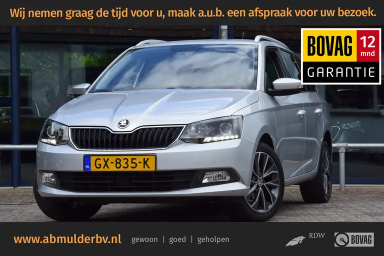 Skoda Fabia Combi 1.2 TSI Edition | Org. NL | BOVAG Garantie | 1e Eigenaar | Parkeersensoren Achter | 16'' Velgen | Stoelverwarming | Airco | Cruise Control | DAB Radio | afbeelding 1