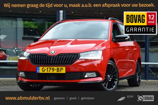 Skoda Fabia Combi 1.0 TSI 96PK Monte Carlo | Org. NL | rijklaar incl. BOVAG Garantie |  Automatische Airco | Stoelverwarming | Parkeersensoren | Cruise Control |