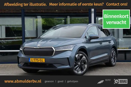 Skoda Enyaq iV 80 | Trekhaak | Warmtepomp | Apple Carplay/Android Auto | Adaptive Cruise Control | Stuurwiel verwarming |