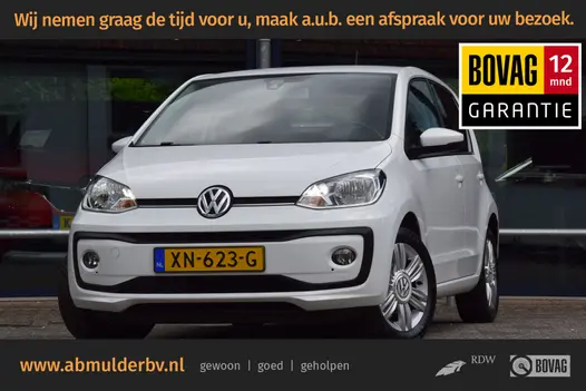 Volkswagen up! 1.0 75PK BMT high up! Automaat | Org. NL | BOVAG Garantie | Achteruitrijcamera | Cruise&Climate Control | Stoelverwarming | Parkeersensoren | Bluetooth | DAB Radio |