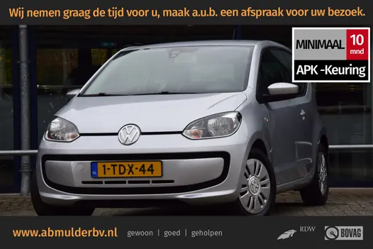 Volkswagen up! 1.0 move up! BlueMotion | Org. NL | Incl. Nieuwe APK | Airconditioning | Centrale Vergrendeling | All Season Banden | Uitneembaar Navigatiesysteem |