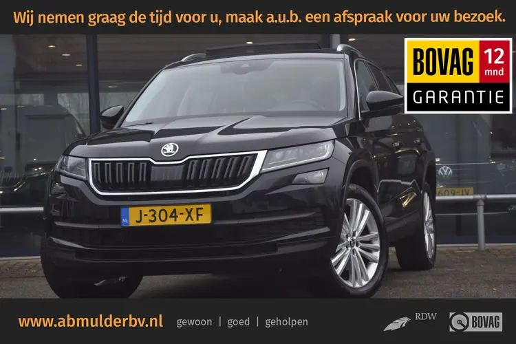 Skoda Kodiaq 1.5 TSI Business Edition DSG Automaat | Org. NL | BOVAG Garantie | Panoramadak | 19'' Velgen | Camera | Elektrische Kofferklep | Full LED | Half Leder/Alcantara |