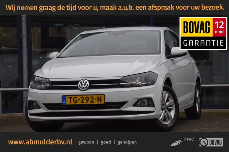 Volkswagen Polo 1.0 TSI Comfortline Business | Org. NL | BOVAG Garantie | Adaptive Cruise Control | Navigatie | Apple Carplay/Android Auto | 15'' Velgen | LED Dagrijverlichting | Airco  |
