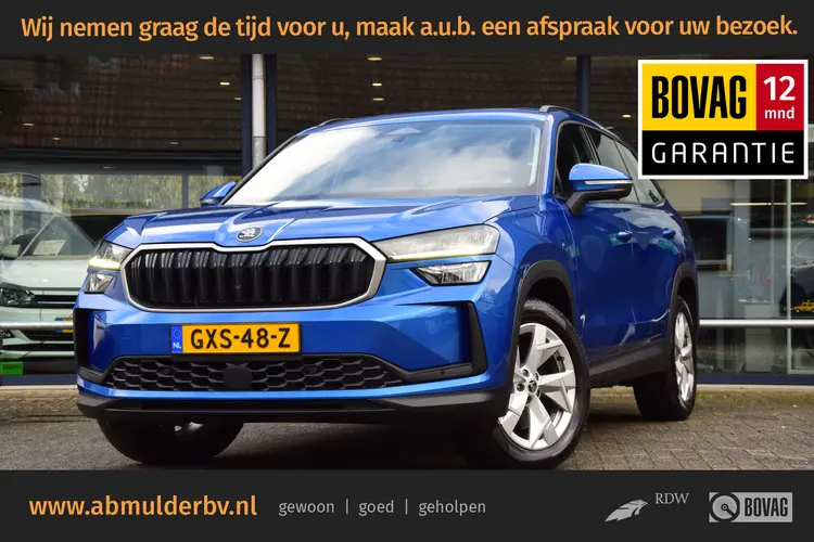 Skoda Kodiaq 1.5 TSI 150PK MHEV Business Edition DSG Automaat | Fabrieks Garantie | Geen Import | Trekhaak | Panoramadak | Stoel + Achterbank + Stuurverwarming | Apple Carplay/Android Auto | Electr. verstelbare voorstoelen |