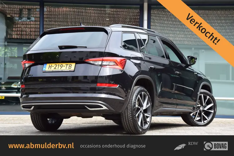 Skoda Kodiaq 1.5 TSI 150PK Sportline Business DSG Automaat | Org. NL | BOVAG Garantie | Virtual Cockpit | Camera | 20'' Velgen | Stoel&Voorruitverwarming | Elektrische Kofferklep |
