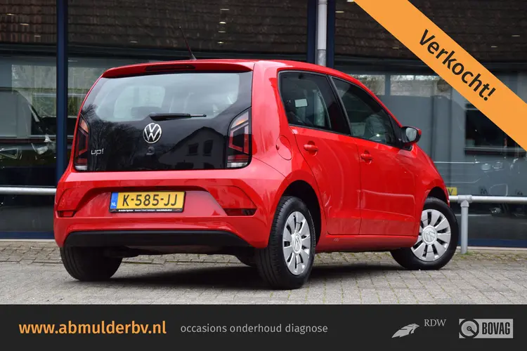 Volkswagen up! 1.0 BMT move up! | Org. NL | BOVAG Garantie | Airco | Bluetooth Telefoonverbinding | DAB Radio | Elektrische Ramen | LED Dagrijverlichting |