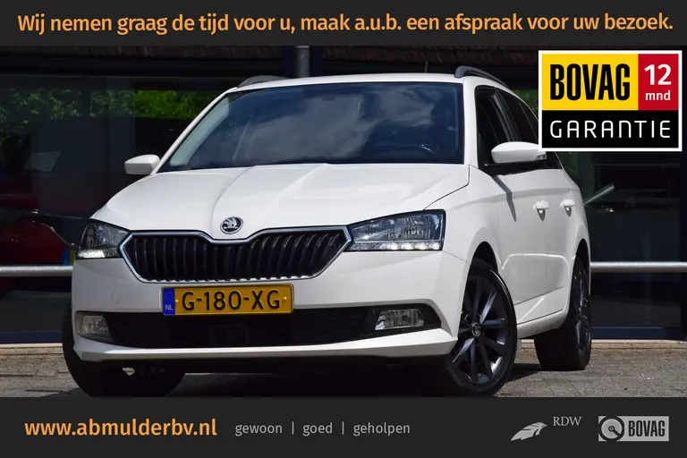 Skoda Fabia Combi 1.0 TSI 96PK Business Edition | Org NL | BOVAG Garantie | Trekhaak | Navigatie | Stoelverwarming | Parkeersensoren | Apple Carplay/Android Auto | 16'' Velgen | afbeelding 1