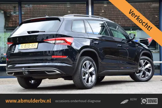 Skoda Kodiaq 1.5 TSI 150PK Sportline Business DSG Automaat | BOVAG Garantie | Org. NL | Trekhaak | Vitrueel Dashboard | Camera | Stoel&Stuur verwarming | Full LED | 19'' Velgen |