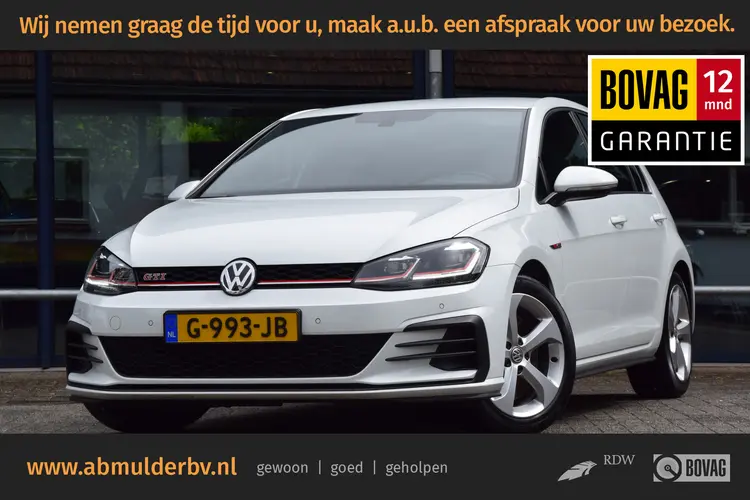 Volkswagen Golf 2.0 TSI 245PK GTI Performance Executive DSG Automaat | BOVAG Garantie | Org. NL | Virtual Cockpit | Full LED | Adaptive Cruise Control | Flippers | PDC Voor&Achter |