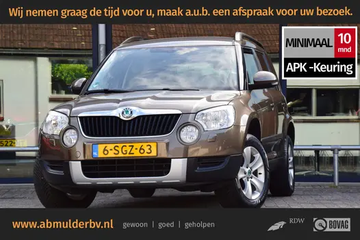 Skoda Yeti 1.2 TSI Ambition | Org. NL | Trekhaak | 16'' Velgen | All Season Banden | Cruise & Climate Control | Multifunctioneel Stuurwiel | Goed Onderhouden |