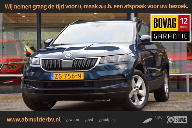 Skoda Karoq 1.5 TSI 150PK ACT Ambition Business DSG Automaat | NL-Auto | BOVAG Garantie | Trekhaak | Cruise & Climate Control | Navigatie | PDC Voor&Achter | Apple Carplay/ Android Auto | afbeelding 1