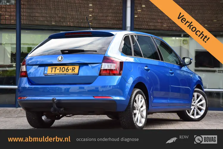 Skoda Rapid Spaceback 1.0 TSI Greentech Clever DSG Automaat | Org. NL | BOVAG Garantie | Trekhaak | Navigatie | Stoelverwarming | All Season Banden | Parkeersensoren Achter |