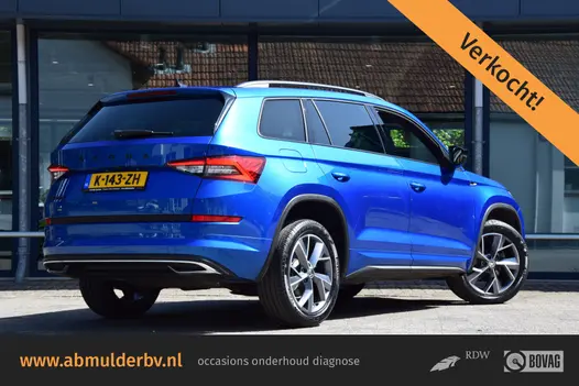 Skoda Kodiaq 1.5 TSI 150PK Sportline Business DSG Automaat | Org. NL | BOVAG Garantie | Unieke KM-stand met NAP |  Electrische Achterklep | Stoelverwarming | Virtual Dashboard | Apple Carplay/Android Auto |