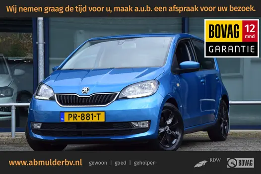 Skoda Citigo 1.0 60PK Greentech Ambition | Org. NL | BOVAG Garantie | Lage KM stand met NAP | 15'' Velgen | Multifunctioneel Sportstuur | Airco | Bluetooth Carkit&Audio | Cruise Control |