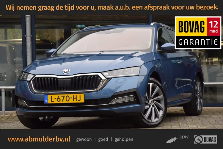 Skoda Octavia Combi 1.4 TSI iV PHEV Business Edition Plus | Org. NL | BOVAG Garantie | Trekhaak | Plug in Hybride | Virtual Cockpit | Navigatie | Full LED | PDC Voor&Achter | Elektrische Kofferklep |