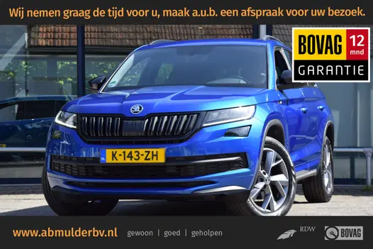 Skoda Kodiaq 1.5 TSI 150PK Sportline Business DSG Automaat | Org. NL | BOVAG Garantie | Unieke KM-stand met NAP |  Electrische Achterklep | Stoelverwarming | Virtual Dashboard | Apple Carplay/Android Auto |