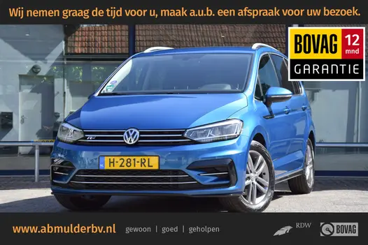 Volkswagen Touran 1.5 TSI 150PK Highline Business R-Line 7P | 7-Persoons DSG Automaat | Org. NL (Uniek!) | BOVAG Garantie | R-Line | Adaptive Cruise Control | Stoelverwarming | Camera | Elektrisch bedienbare achterklep |