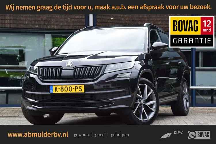 Skoda Kodiaq 1.5 TSI 150PK Sportline Business DSG Automaat | Org. NL | BOVAG Garantie | Trekhaak | Adaptive cruise control | PDC V&A + Camera | Apple Carplay/Android Auto | Stoelverwarming | File assistent |