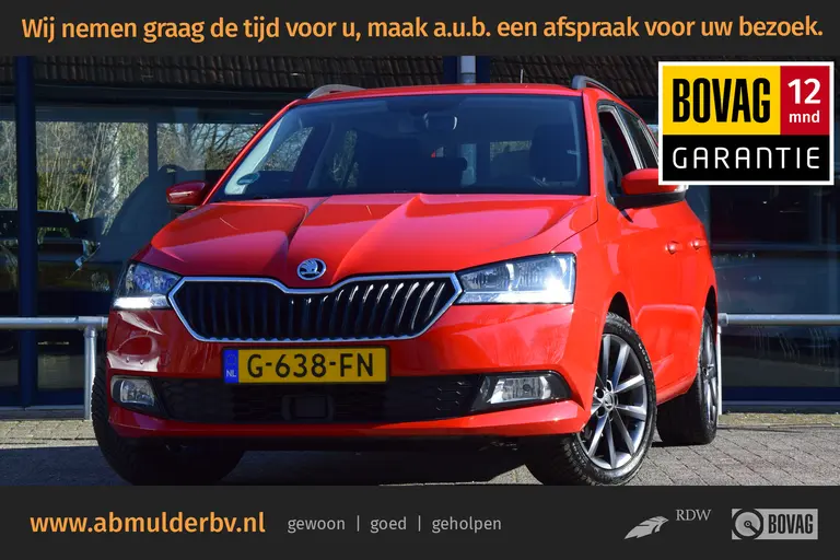 Skoda Fabia Combi 1.0 TSI 96PK Business Edition | Org. NL | BOVAG Garantie | Trekhaak | 16'' Velgen | Alle Season Banden | Apple Carplay/ Android Auto | PDC Achter | Cruise&Climate Control | afbeelding 1