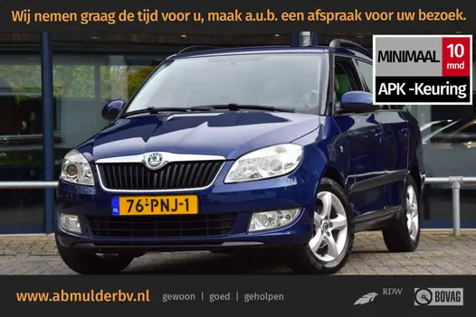 Skoda Fabia Combi 1.2 TSI Elegance | Org. NL | 1e Eigenaar | Incl. Nieuwe APK! | Cruise&Climate Control | Parkeersensoren Achter | Dealer Onderhouden | 15'' Velgen |