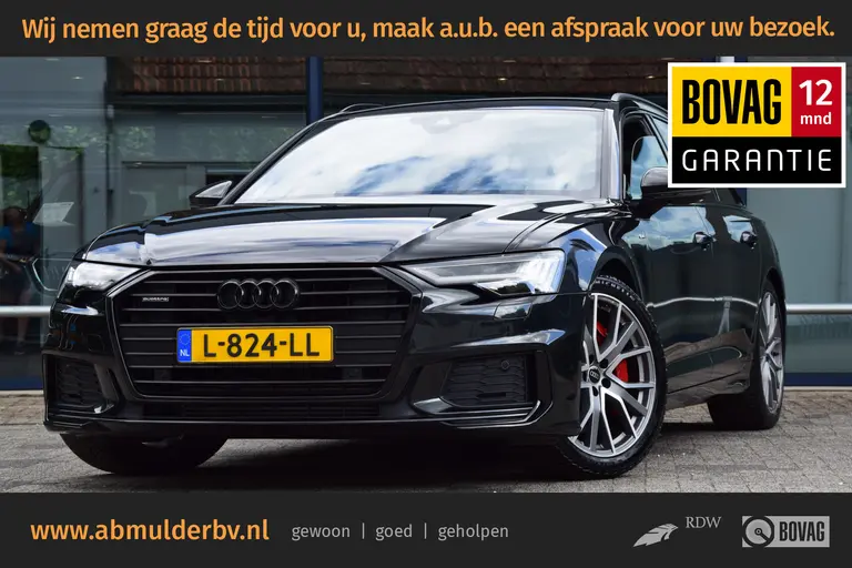 Audi A6 Avant 55 TFSI e 340PK quattro Competition PHEV Plug-in Hybride | Orgineel NL | BOVAG Garantie | Trekhaak | LED Matrix | 20'' Velgen | S-Line | Apple Carplay/Android Auto | Stoelverwarming | afbeelding 1