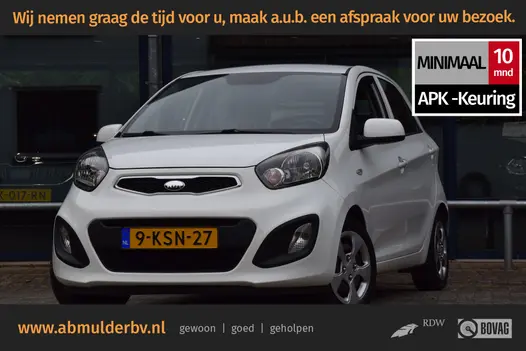 Kia Picanto 1.0 CVVT ISG Comfort Pack 70PK 5-Deurs | Origineel NL | Airconditioning | Slechts 68.000km NAP! | Centrale Vergrendeling | Elektrische Ramen | Incl. Nieuwe APK! |