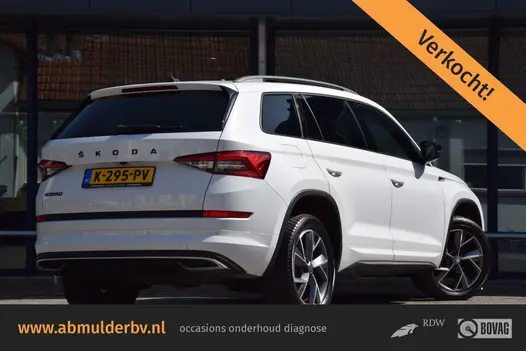 Skoda Kodiaq 1.5 TSI 150PK Sportline Business DSG Automaat | Org. NL | BOVAG Garantie | Trekhaak | Virtual Cockpit | Camera | 19'' Velgen | Canton Sound | Apple CarPlay& Android Auto | Elektrische Kofferklep |