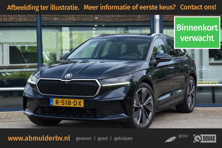 Skoda Enyaq iV 60 | BOVAG Garantie | Org. NL | Velgen 'Antraciet' Regulus | Cruise control DAB | Electronic climate control | Apple Carplay/Android Auto |