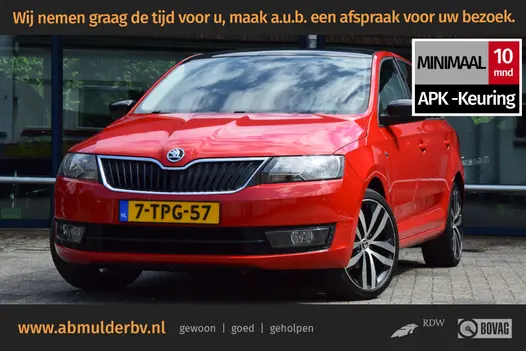 Skoda Rapid Spaceback 1.2 TSI Greentech Ambition Businessline Pro | Org. NL | Trekhaak | APK 6-2026 | Panoramadak | 17'' Velgen | Cruise Control | Airco | DAB+ Radio |
