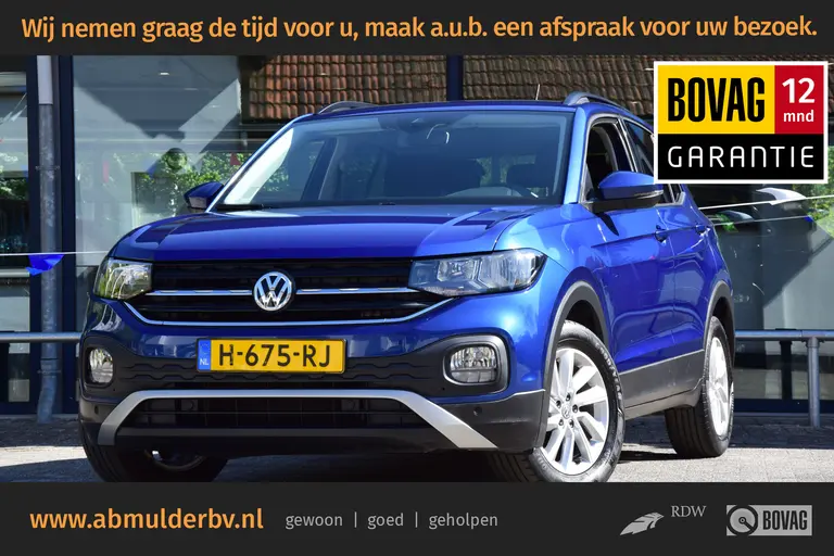 Volkswagen T-Cross 1.0 TSI 116PK Life DSG Automaat | Org. NL | BOVAG Garantie | Navigatiesysteem | Parkeersensoren | Adaptive cruise control | PDC Voor&Achter | Carplay | Navigatie | afbeelding 1
