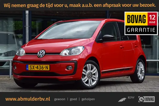 Volkswagen up! 1.0 BMT up! beats | BOVAG Garantie | Cruise Control | 15'' Velgen + All Season Banden | Multiunctioneel Stuurwiel | Bluetooth Telefoonverbinding | Dealer Onderhouden |
