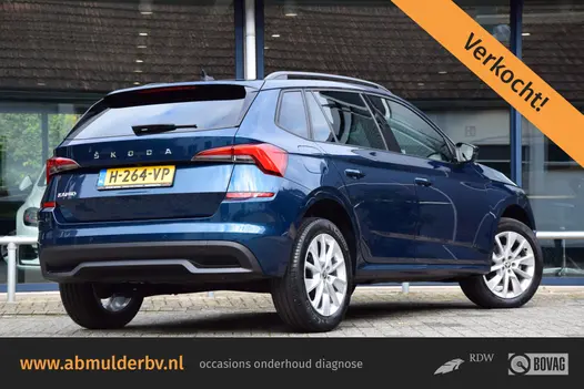 Skoda Kamiq 1.0 TSI 115PK Sport Business DSG Automaat | Org. NL | BOVAG Garantie | Virtual Cockpit | Camera | Full LED | Adaptive Cruise | Stoelverwarming | Dodehoekdetectie |