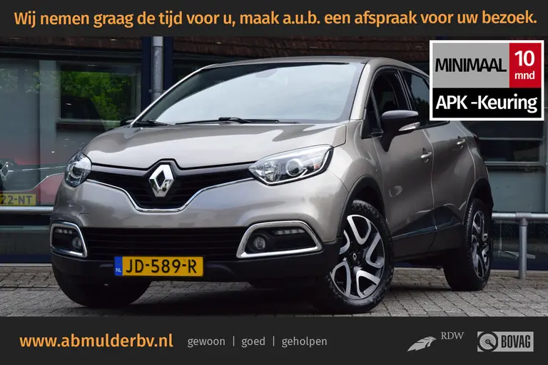 Renault Captur 0.9 TCe 90PK Dynamique | Org. NL | Nieuwe APK | Navigatie | Bluetooth Telefoonverbinding | Parkeersensoren Achter | 17'' Velgen | Keyless Entry | afbeelding 1