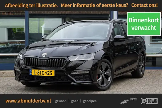 Skoda Octavia Combi 1.4 TSI 245PK RS iV PHEV Business DSG Automaat | Geen Import (uniek) | BOVAG Garantie | Plug in Hybride | Matrix LED | Adaptive Cruise Control | Schakelpaddles | Apple Carplay/Android Auto | Electrische Achterklep |