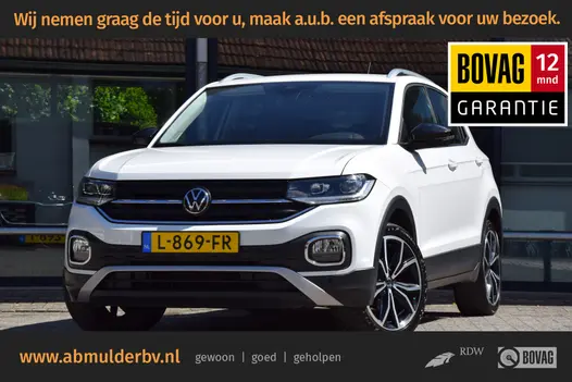 Volkswagen T-Cross 1.0 TSI 110PK Style DSG Automaat | Org. NL | BOVAG Garantie | Trekhaak | Cruise control adaptief | PDC V+A incl. Camera | Apple Carplay/Android Auto | 18'' Velgen | Full LED |