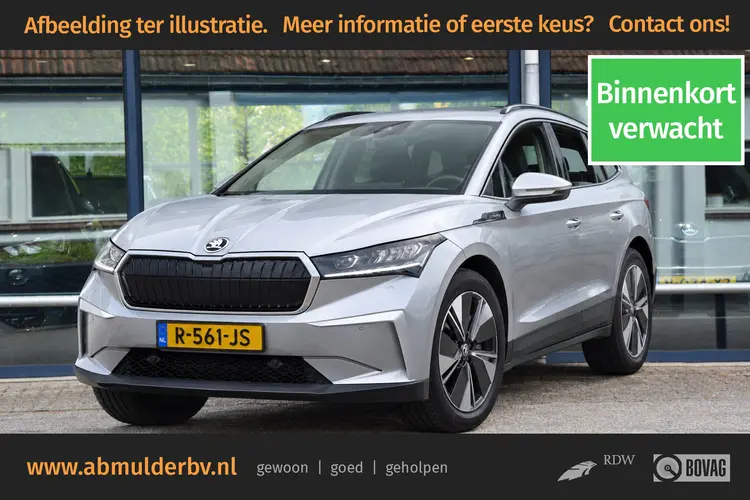 Skoda Enyaq iV 60 | BOVAG Garantie | Org. NL | SOH 92% | Cruise & Climate Control | Achteruitrijcamera | 19'' Velgen | Apple Carplay/Android Auto | Lane Assist |  Full LED |