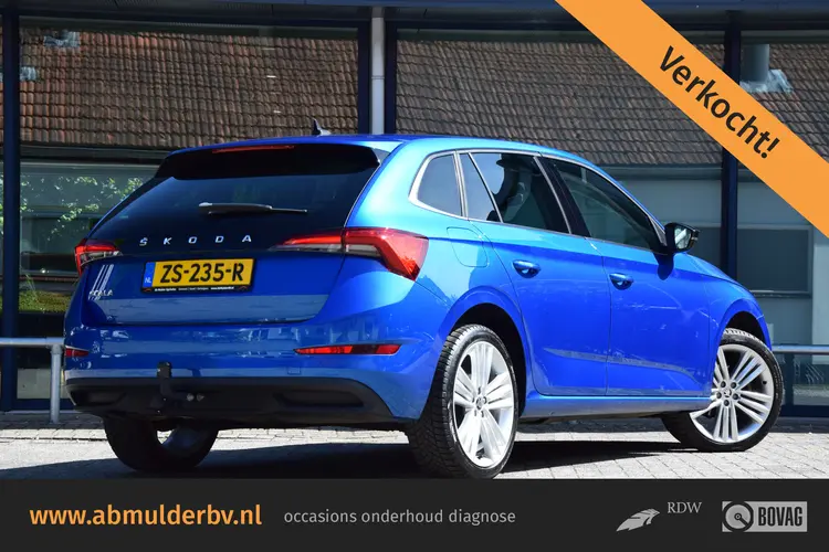 Skoda Scala 1.0 TSI 116PK First Edition | Org. NL | BOVAG Garantie | Trekhaak | Apple Carplay/Android Auto | Automatische Airco | Stoelverwarming | DAB | 18'' Velgen | PDC Achter |