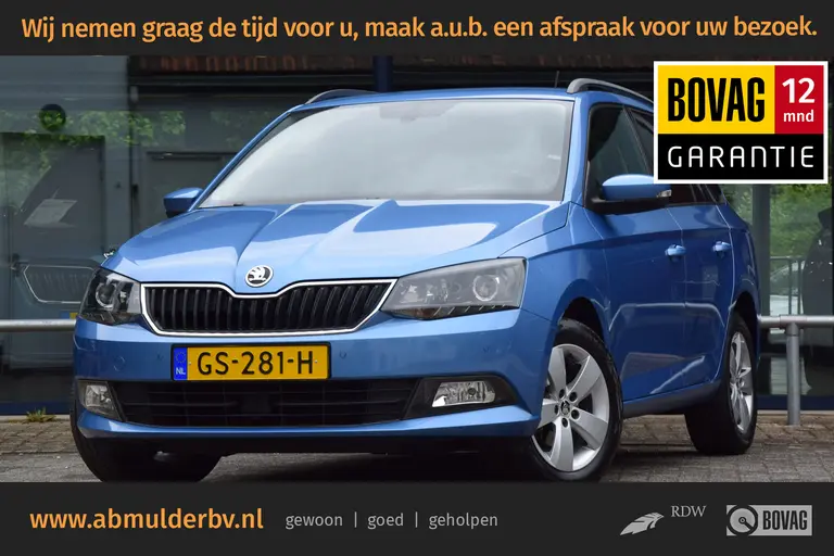 Skoda Fabia Combi 1.2 TSI Style | Org. NL | BOVAG Garantie | Trekhaak | Parkeersensoren Voor&Achter | Cruise&Climate Control | LED Dagrijverlichting | 15'' Velgen | afbeelding 1