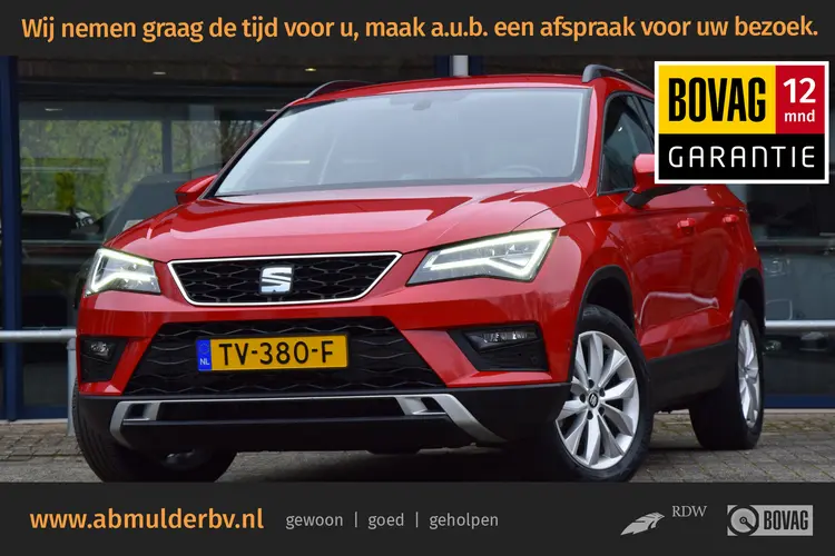 SEAT Ateca 1.5 TSI Style Business Intense DSG Automaat | Org. NL | BOVAG Garantie | Trekhaak | Camera | Navigatie | Apple Carplay/Android Auto | Full LED | Cruise&Climate Control |