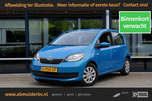 Skoda Citigo 1.0 60PK Greentech Ambition | Org. NL | BOVAG Garantie | Airco | Cruise control | Smartphone integratie |