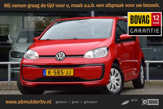 Volkswagen up! 1.0 BMT move up! | Org. NL | BOVAG Garantie | Airco | Bluetooth Telefoonverbinding | DAB Radio | Elektrische Ramen | LED Dagrijverlichting |