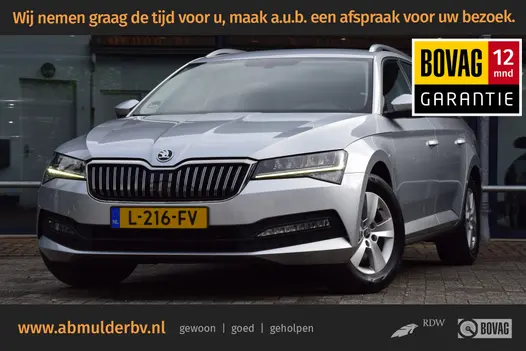 Skoda Superb Combi 1.5 TSI 150PK ACT Business Edition DSG Automaat | Org. NL | BOVAG Garantie | Trekhaak | Lederen Bekleding | Full LED | Apple Carplay/Android Auto | Cruise&Climate Control |
